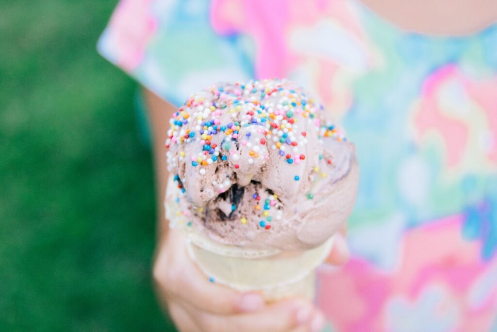 Ice cream is one of the best ways to treat yourself. 