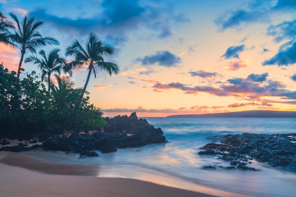Picture of the beach in Maui.