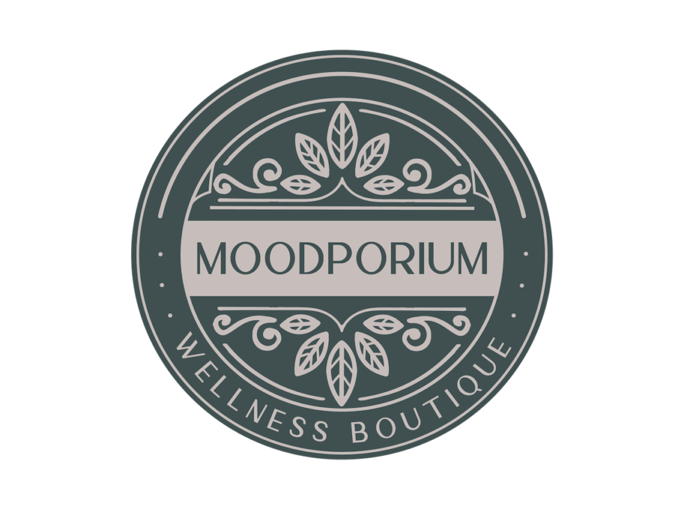 Moodporium logo branding. 