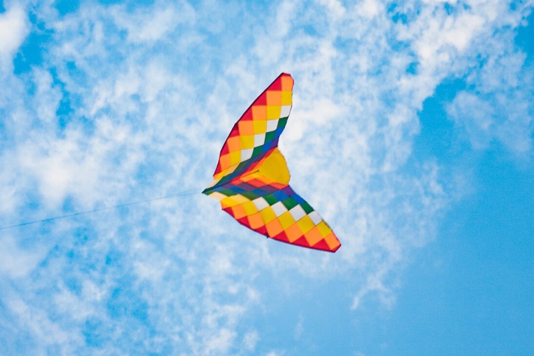 Kite in the sky. 