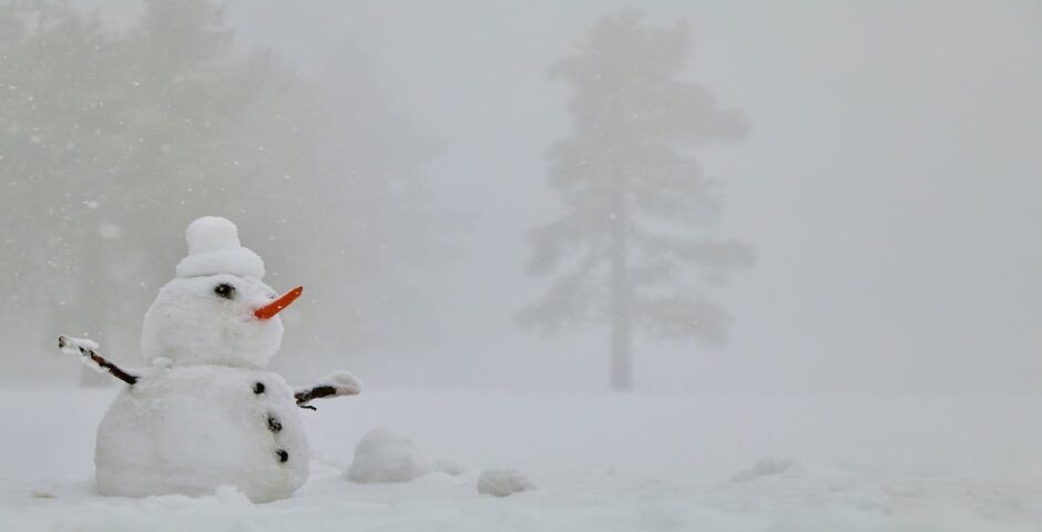 Make a snowman to beat the winter blues